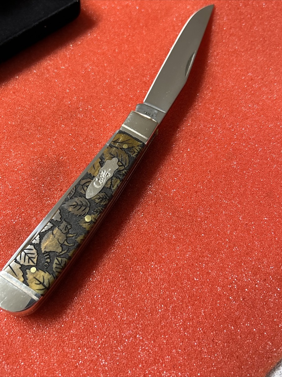 Case XX 6254 Wildlife Series Bone Trapper Pocket Knife 58182