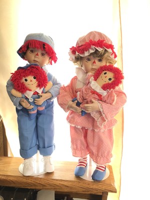 danbury mint raggedy ann and andy dolls