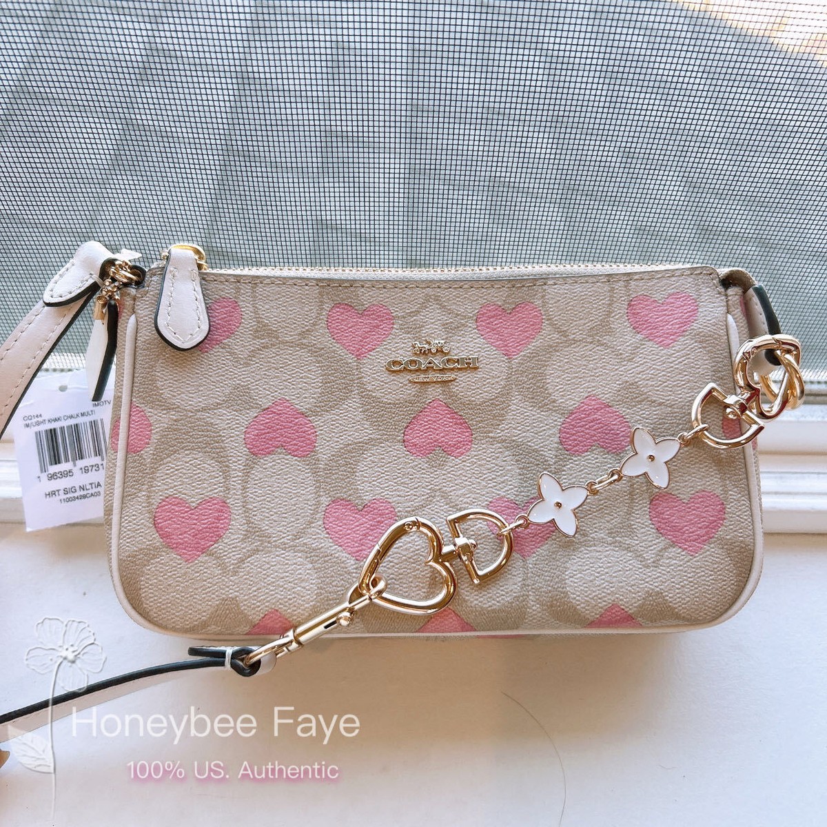 Nwt Coach Nolita 19 In Signature Canvas With Heart Print CQ144 | eBay