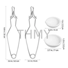 NewGold and Silver Jewelry Crucible Tongs for Metal Working Melting Kit Smelting
