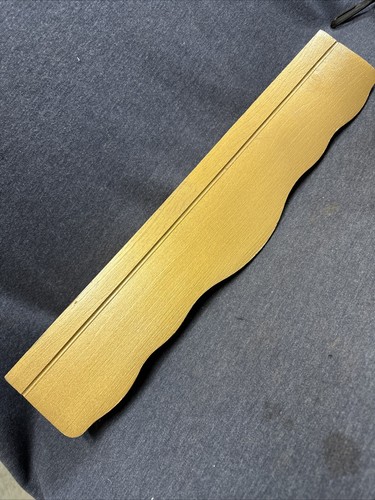 Vintage Home Interior Wooden Accent Wall Shelf Gold 24” X 5” X 5.5” - Picture 5 of 12
