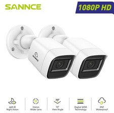 SANNCE 1080P Security 2MP Camera CCTV Surveillance System Outdoor Night Vision