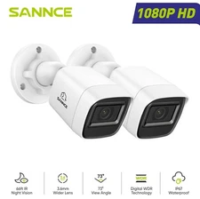 SANNCE 1080P Security 2MP Camera CCTV Surveillance System Outdoor Night Vision