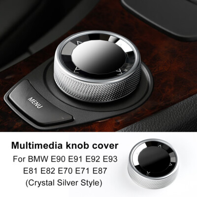 BMW E90 E70 1-Button Crystal Rotary Knob Cover Trim Replacement