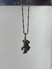 Vintage One Of A Kind Disney Winnie the Pooh Necklace Sterling Silver 925