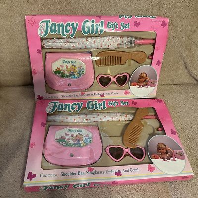 Lot of 2 Vintage 80'S Fancy Girl Gift Set Toy Accessories Set for Girls