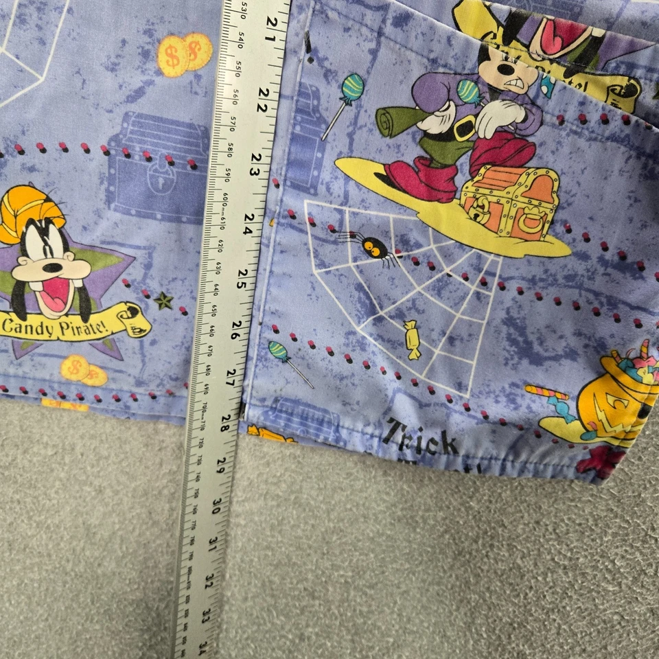 Чудесный мир Disney женщин скраб Топ S фиолетовый Хэллоуин Микки Маус - Изображение 3 из 4