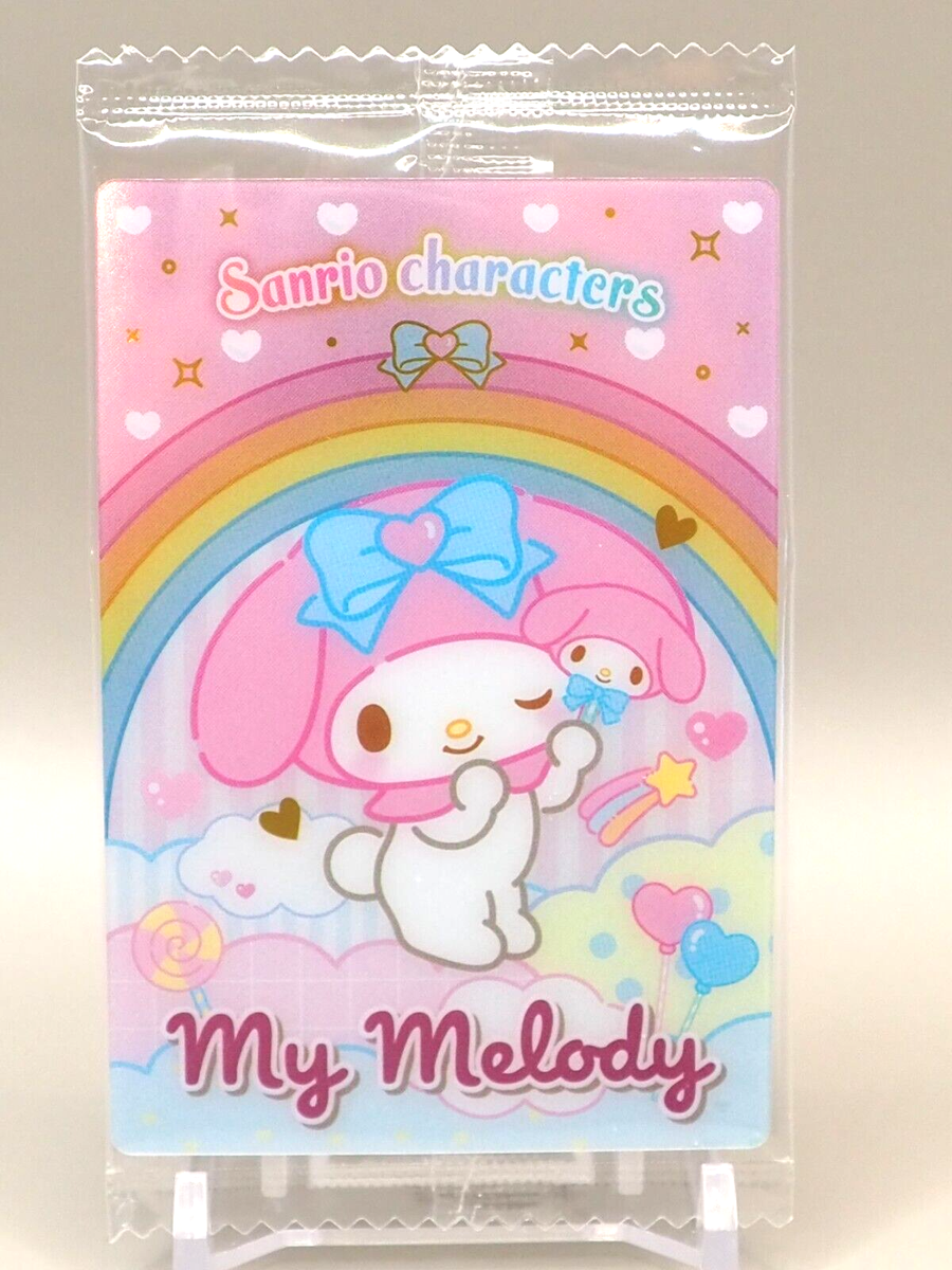 My Melody Sanrio Characters Wafer Trading Cards No.6 Bandai Japan