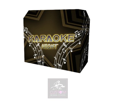 Karaoke Night Lycra DJ Stand Cover *geeignet für MKII, Micron, Kombi etc*