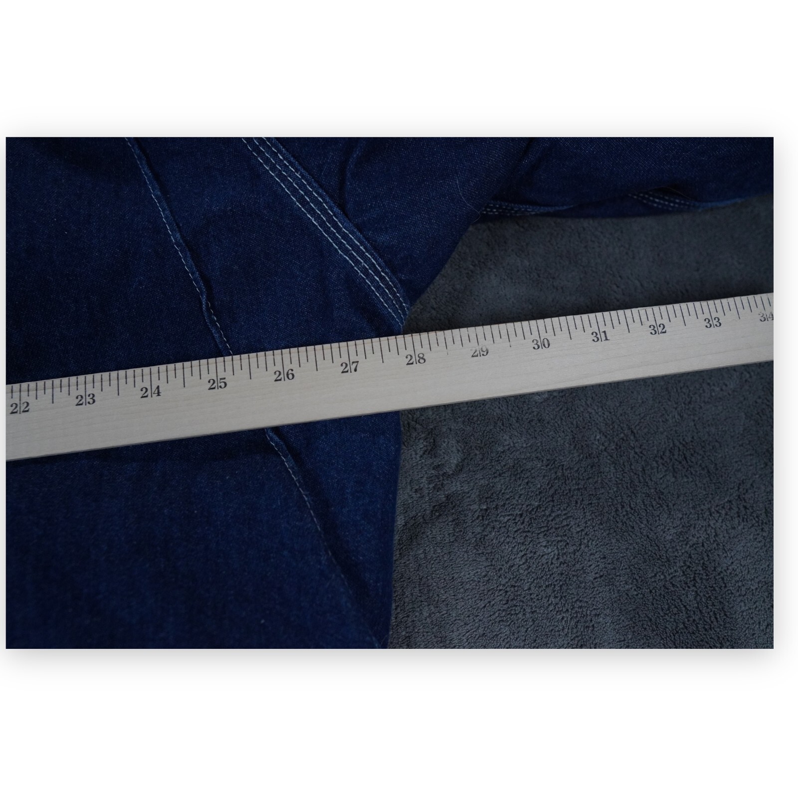 Dickies Blanket Lined Mens Denim Jacket Chore Coat Barn Corduroy Collar