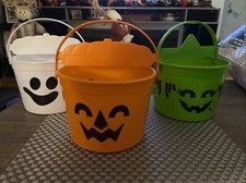 2022 McDonalds Halloween Happy Meal Boo Buckets McBoo, McPunk'n and McGoblin Set