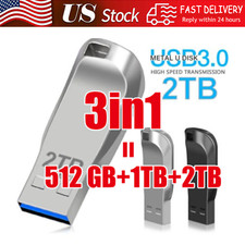 2TB USB 3.0 Flash Drive Thumb U Disk Memory Stick Pen PC Laptop Storage New