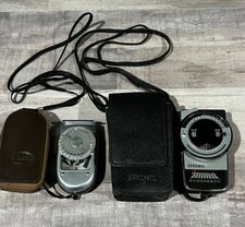 2 Vintage Sekonic Light Meters w/case Model 36  Model L-248 FREE Shipping