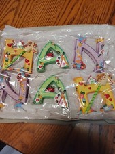 Beautifully Hand Crafted Ceramic Letters Spelling Out The Name " Hannah "