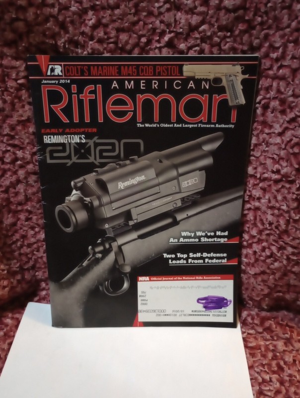 AMERICAN RIFLEMAN MAGAZINE COPY JANUARY 2014