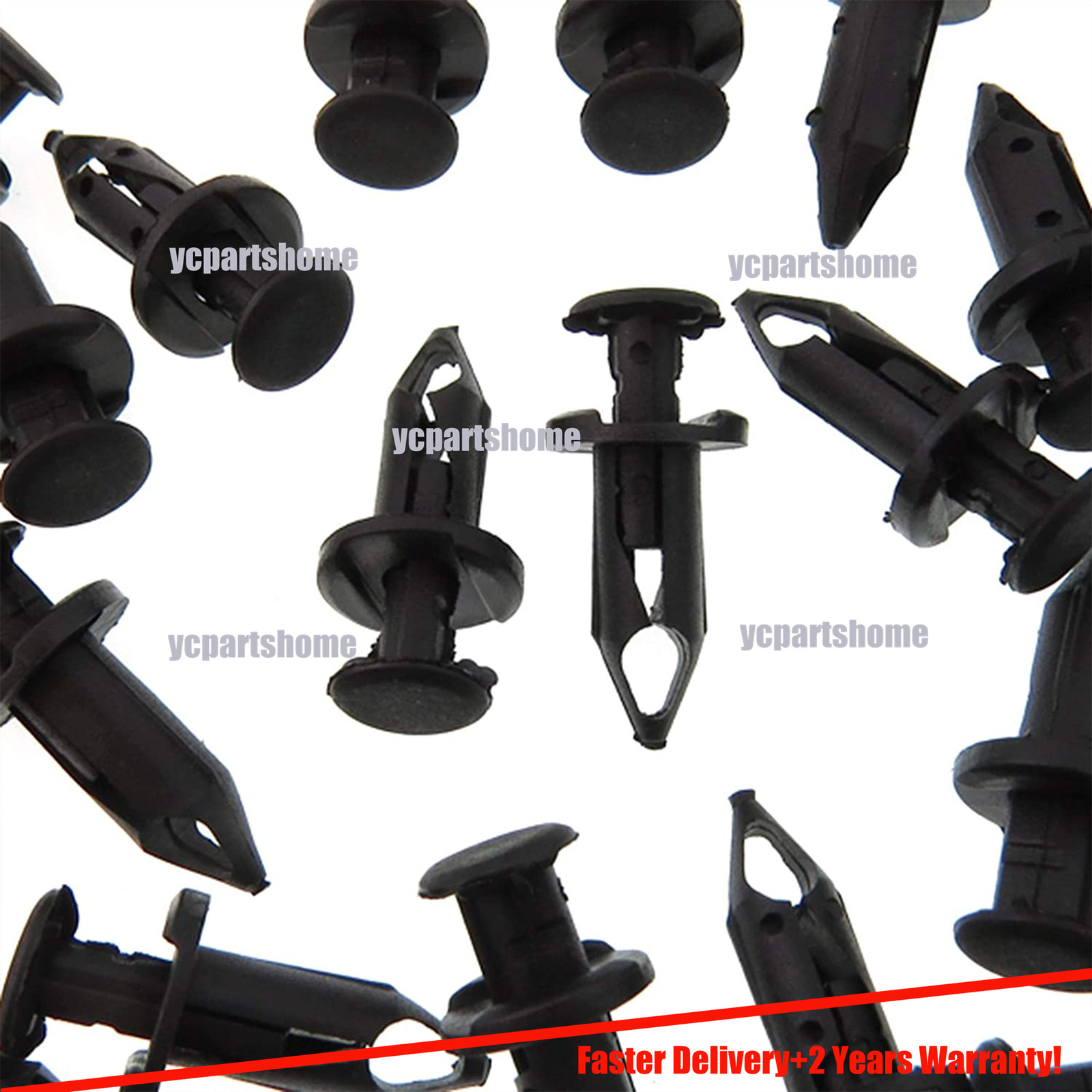 Polaris RZR UTVs Plastic Clips 100pcs Fender Clips Body Rivets For Polaris Ranger TRX 400EX RZR XP 1000 Honda E Honda Atv Parts Fenders For Honda Civic - Foto 4