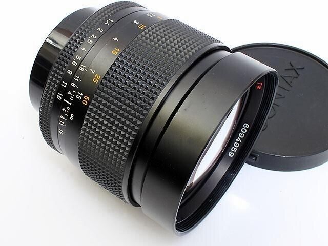 Contax Carl Zeiss Planar T* 85mm F1.4 AEG Telephoto Prime Lens from Japan  F/S