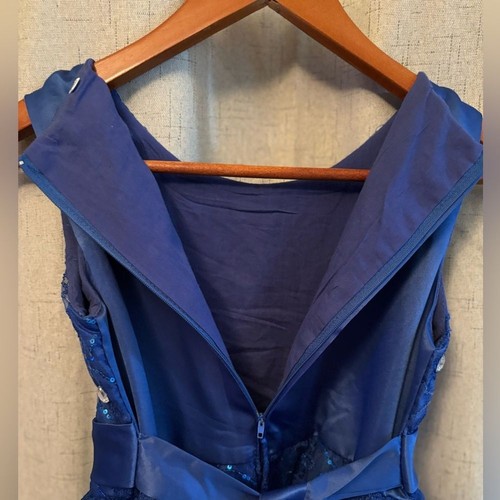 No brand Royal Blue Girls Formal Dress. Fits First /Second Grade Girl. “160”. - Picture 5 of 13