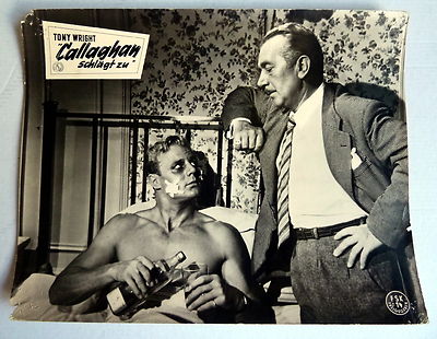 CALLAGHAN SCHLÄGT ZU * TONY WRIGHT - EA-Aushangfoto #14 -German L C 1957