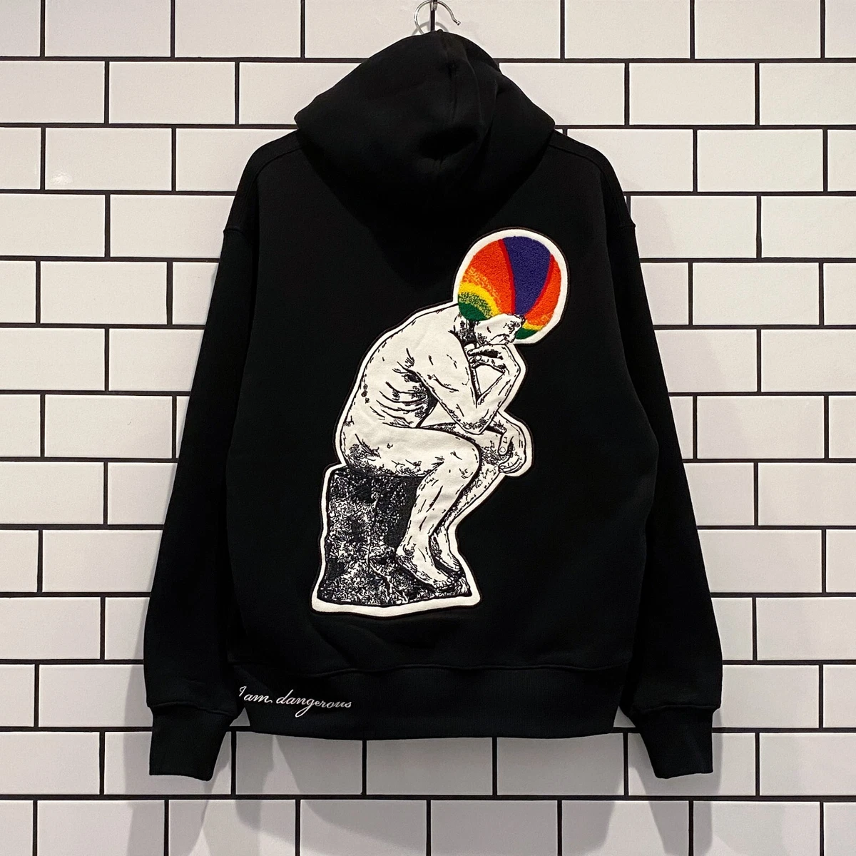 Pleasures black hoodie sale