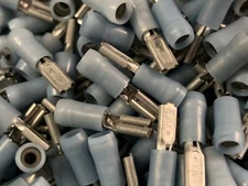 Approx. Qty 340 ETC MOLEX 16-14 QUICK DISCONNECT FEMALE .110” CRIMP TERMINALS,