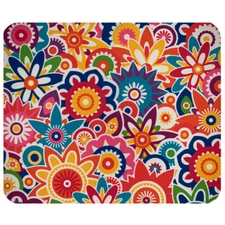 Bouquet Floral Madness Mouse Pad Mat Computer Desk Accessory Office Decor