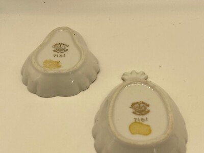 Vintage Lefton China Hand Painted 7161 Fruit Shape Set of 4 Tea