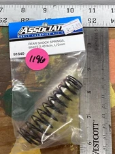 Associated 91640 12 mm Shock Spring: White 72mm lb/in 2.40 NewInPack USA Shipped