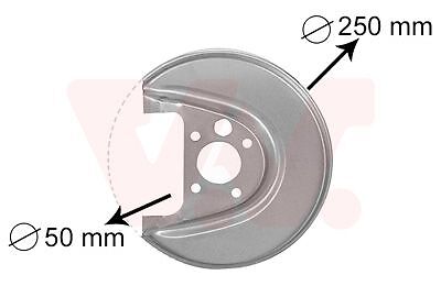 VAN Wezel 5888374 Spritzblech, Bremsscheibe FüR Audi Seat Skoda VW-image