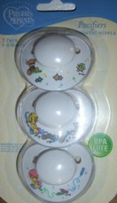 NEW Precious Moments 3 Pack Pacifiers, 0-6 Months, Baby Shower