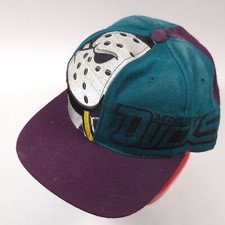 Vintage 1990s Official NHL Anaheim Mighty Ducks Snapback Hat RARE