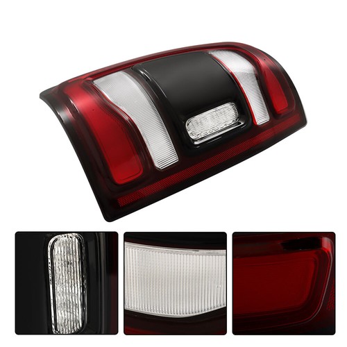 For 19-22 RAM 2500 Rear Body Outer Lamp Left New Tail Light Black Trim Frame LED - Picture 15 of 18