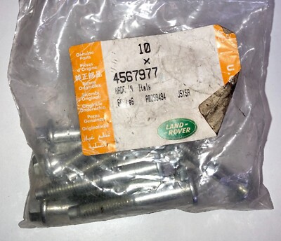 Land Rover Accessory Drive Belt Idler Pulley Bolt x10 (4567977) Genuine ...