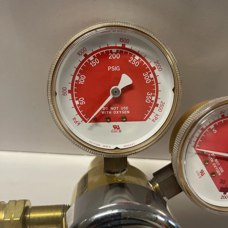 Regulador ESAB Acetileno, OXWELD PN. Serie R – 770–1 5–510 Elite Foto 2 de 4