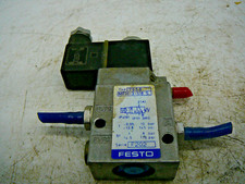 FESTO SOLENOID VALVE MFH-3-1/8-S 7958 COIL: 24VDC MSFG-24/42-50/60