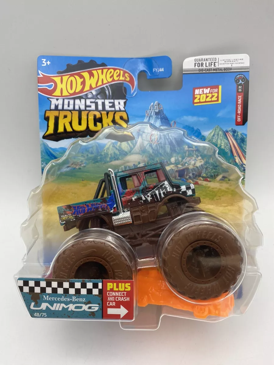 Carrinho Hot Wheels Monster Trucks Mercedes-Benz Unimog 1:64