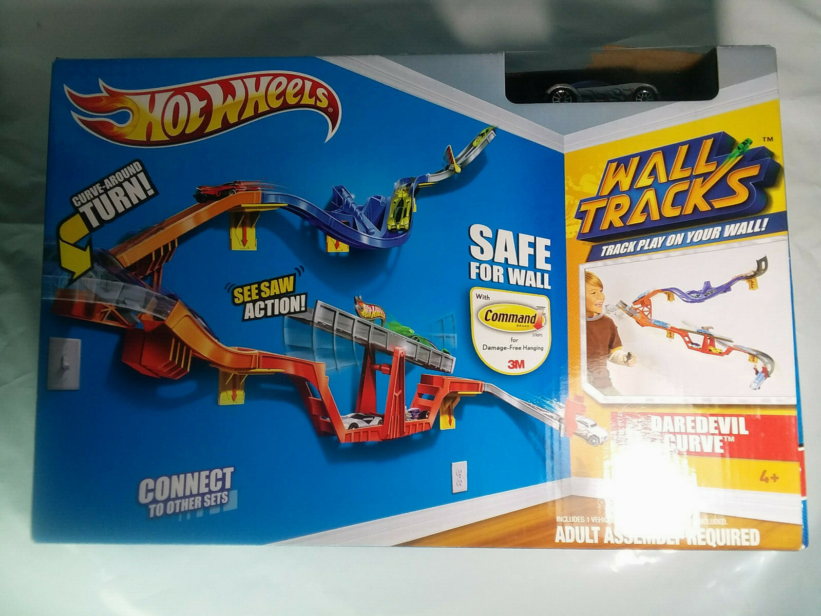 hot wheels wall tracks daredevil curve