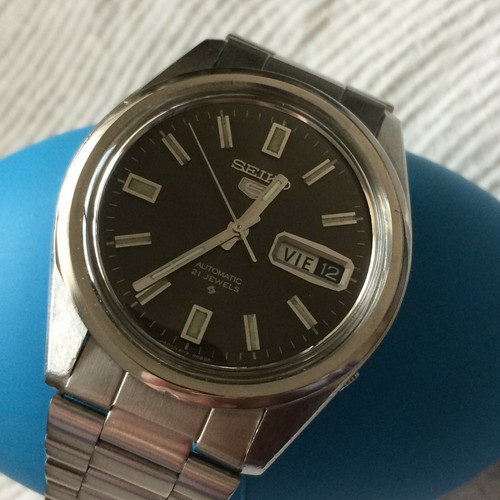 SEIKO 5, 6119-8083 AUTOMATIC MEN'S WATCH, 21 JEWEL, DAY DATE | eBay