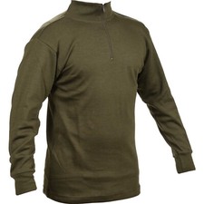 LUPETTO ESERCITO ITALIANO DOLCEVITA MILITARE LANA LEGGERA COLLO ALTO ZIP TG M