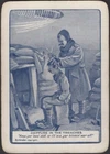 Playing Cards Single Card Antique Wide  WW1 ARMY Bairnsfather War Art OLD BILL N