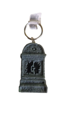 Gänsehaut Schlüsselanhänger Grabstein G-Headstone Gummi Key Ring Retired Item - Rare