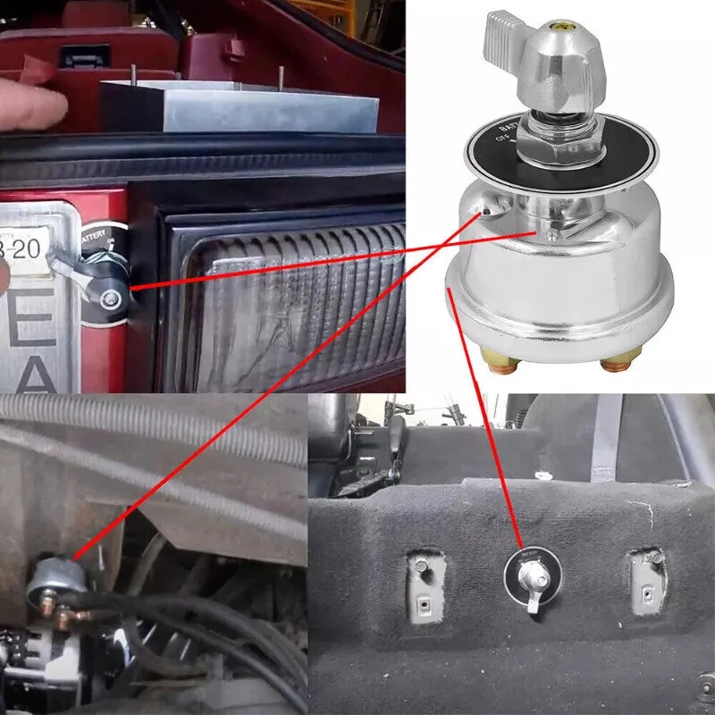 PACK de 2 baterías maestras de carreras de automóviles desconexión rápida corte apagado seguridad interruptor de apagado Foto 2 de 4