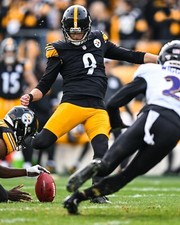 Chris Boswell 52 Yard Field Goal Kick Pittsburgh Steelers 8x10 NFL Photo