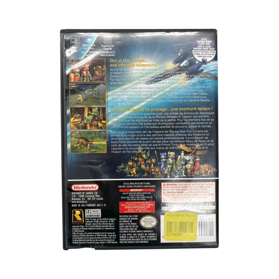 Starfox Adventures (Nintendo GameCube, 2002) Complete CIB - TESTED & Working - Image 2 of 4