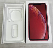 Apple iPhone XR 64GB Red Original Retail Box ONLY NO Phone NO Accessories