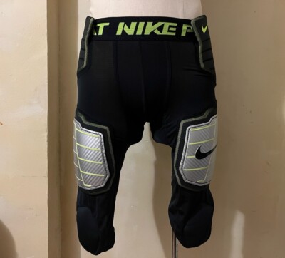 NIKE PRO COMBAT BLACK GREEN COMPRESSION HYPERSTRONG FOOTBALL