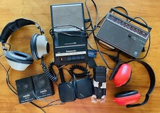 VINTAGE LOT Electronic Sony Portable Cassette Players Radio Walkman General Elec