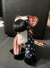 RARE TY Lefty 2000 Beanie Baby With Errors Political Donkey BRAND NEW