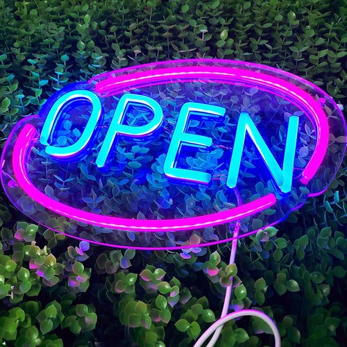 Custom led open sign neon for business signs light with hours Shop windows sign - Picture 10 of 22