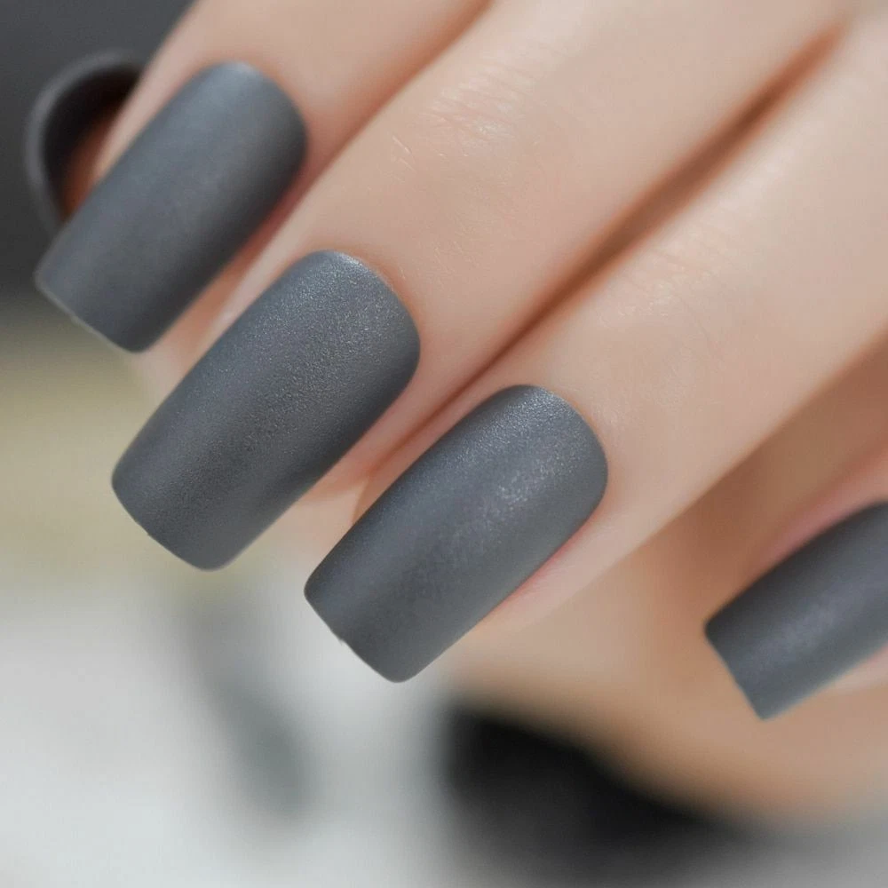 28 Best Black Matte Nail Ideas and Designs for 2024